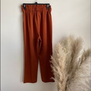 SHEIN, size L, Burnt Orange flare pants